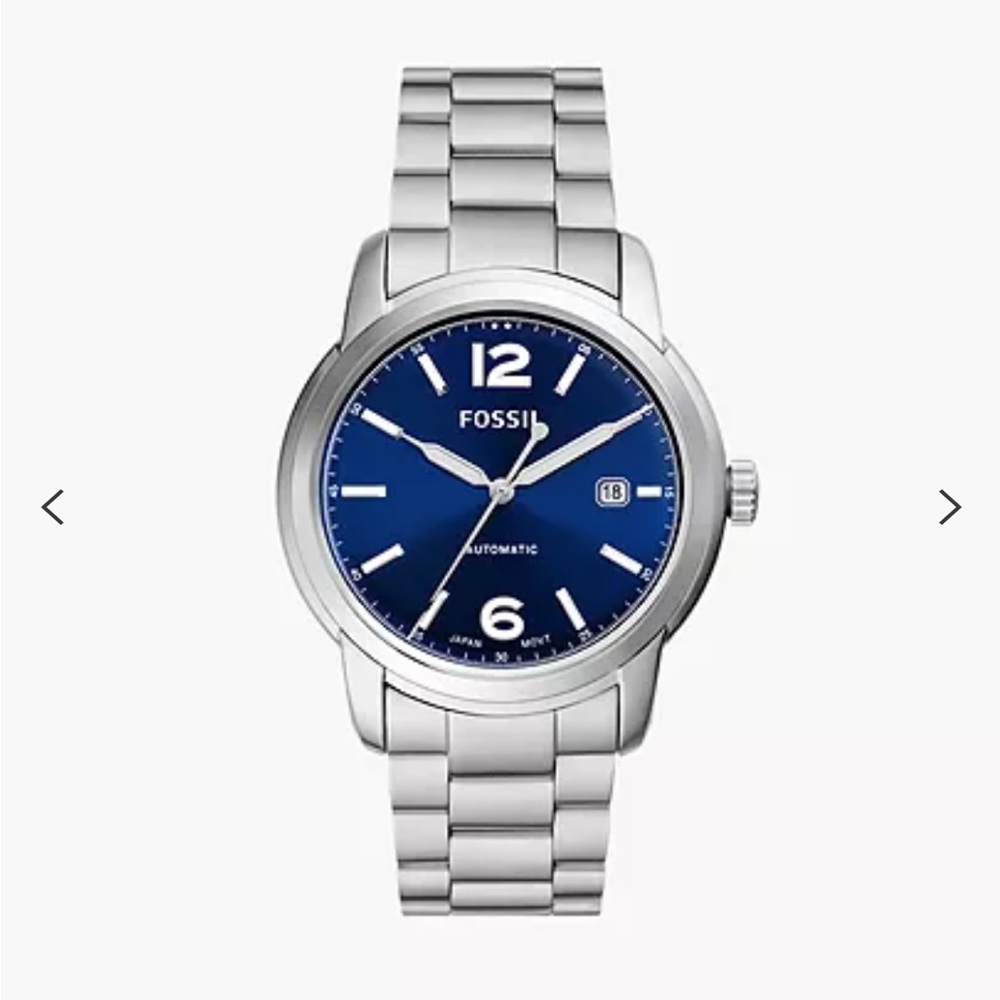 Fossil Heritage Collection Men’s Automatic Watch in Sold Out Green Dial